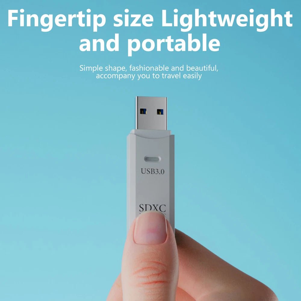 2 - in - 1 USB 3.0 SD/TF Card Reader - Gadgetroo