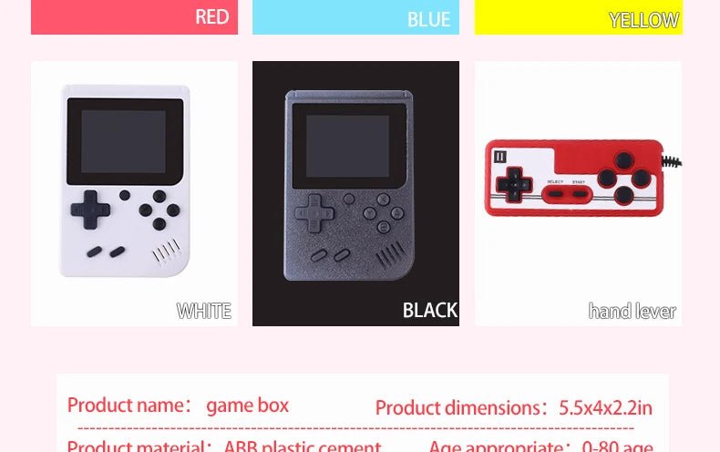 2.4 Inch LCD Retro Video Game Console (400 Games) - Gadgetroo