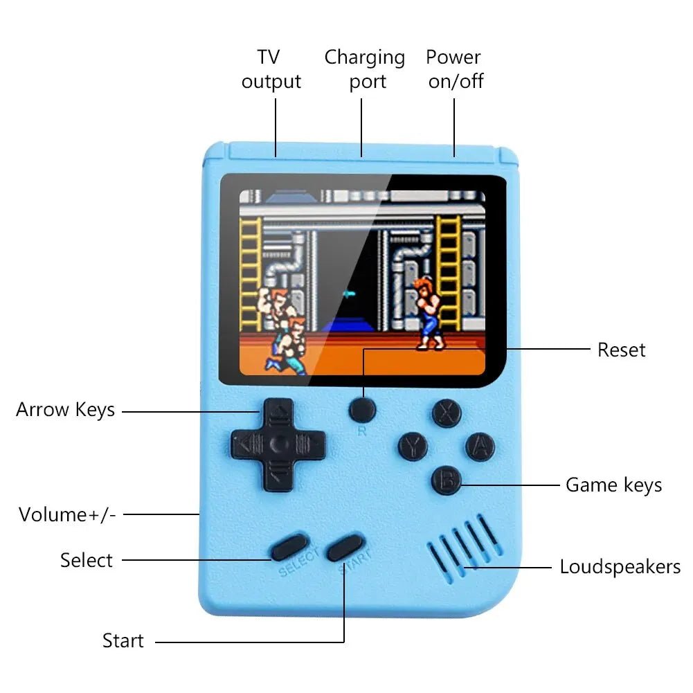 2.4 Inch LCD Retro Video Game Console (400 Games) - Gadgetroo