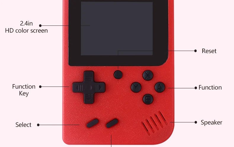 2.4 Inch LCD Retro Video Game Console (400 Games) - Gadgetroo