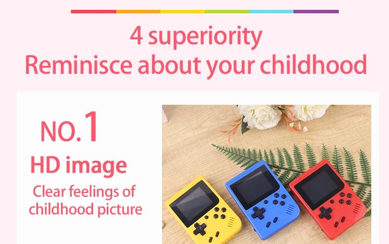 2.4 Inch LCD Retro Video Game Console (400 Games) - Gadgetroo