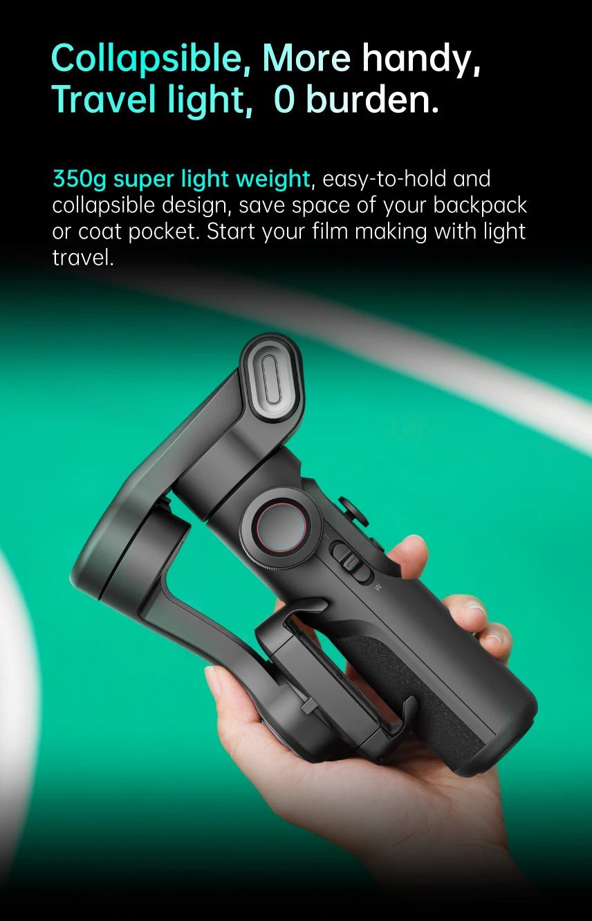 3 - Axis Gimbal Stabilizer for Smartphone (Foldable Handheld Phone Stabilizer For Filming) - Gadgetroo