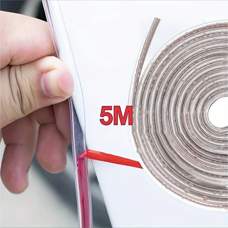 5 Metre Car Door Edge Protector Strip (Transparent PVC) - Gadgetroo