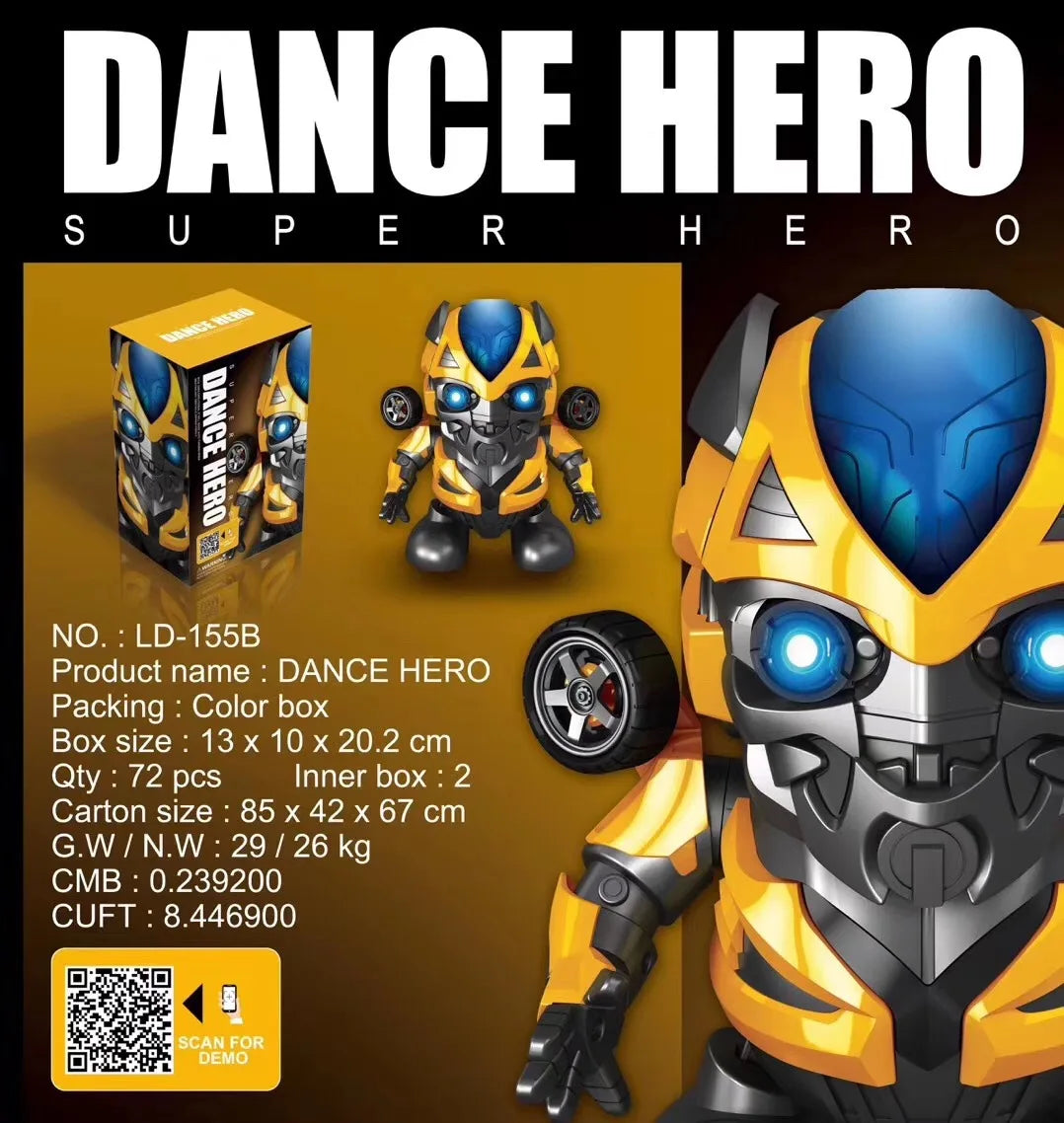 Dancing Marvel and DC Comics Action Figures - Iron-Man/Spiderman/Thanos/Hulk/Bumblebee/Batman