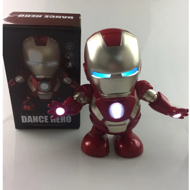 Dancing Marvel and DC Comics Action Figures - Iron-Man/Spiderman/Thanos/Hulk/Bumblebee/Batman