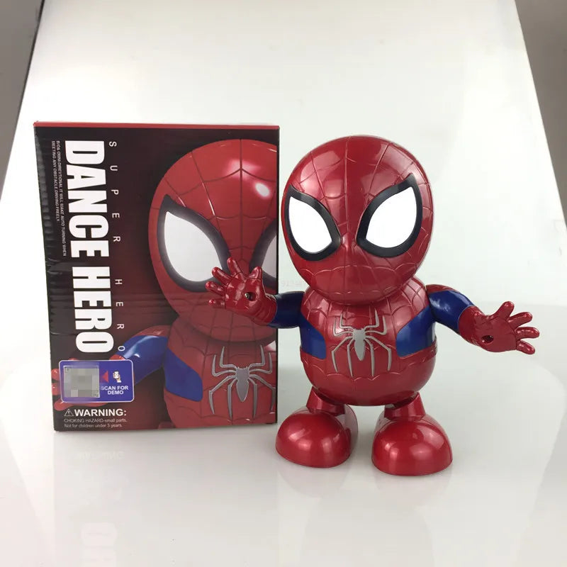 Dancing Marvel and DC Comics Action Figures - Iron-Man/Spiderman/Thanos/Hulk/Bumblebee/Batman