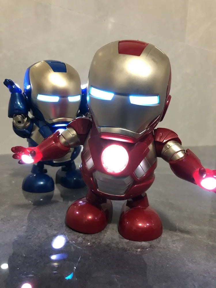 Dancing Marvel and DC Comics Action Figures - Iron-Man/Spiderman/Thanos/Hulk/Bumblebee/Batman