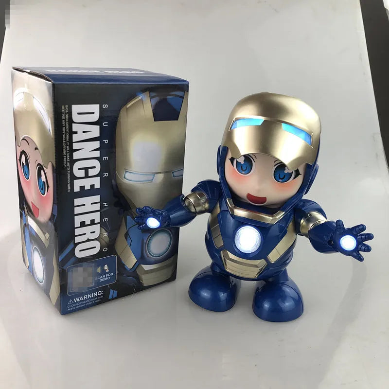 Dancing Marvel and DC Comics Action Figures - Iron-Man/Spiderman/Thanos/Hulk/Bumblebee/Batman