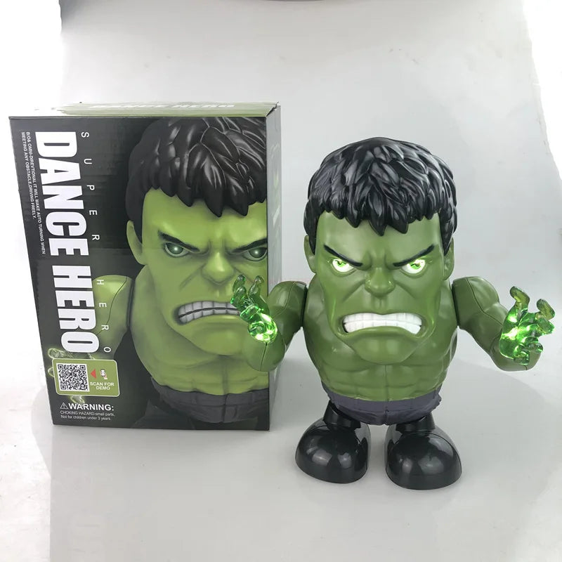 Dancing Marvel and DC Comics Action Figures - Iron-Man/Spiderman/Thanos/Hulk/Bumblebee/Batman