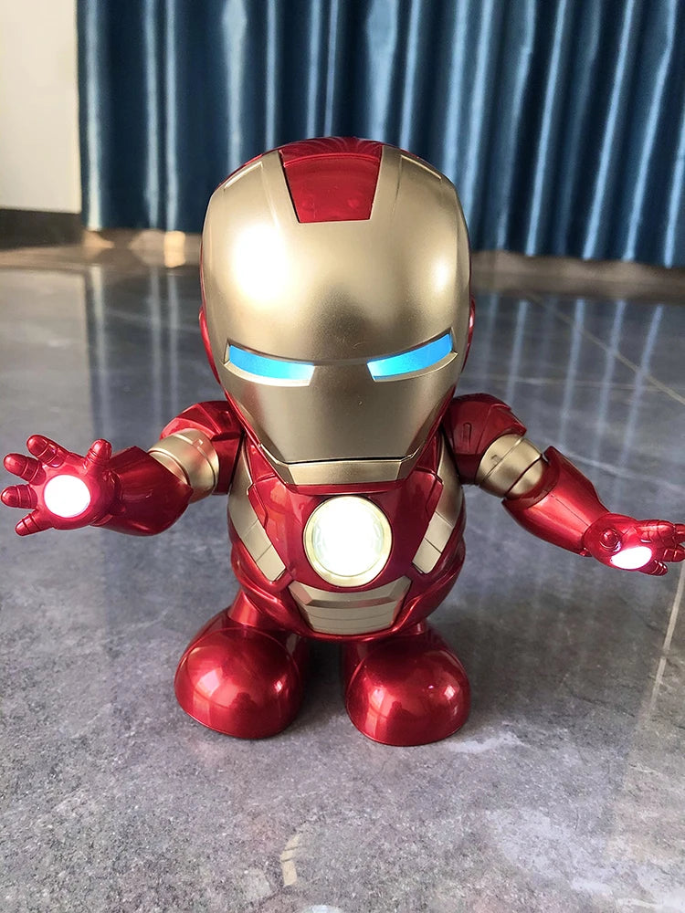 Dancing Marvel and DC Comics Action Figures - Iron-Man/Spiderman/Thanos/Hulk/Bumblebee/Batman