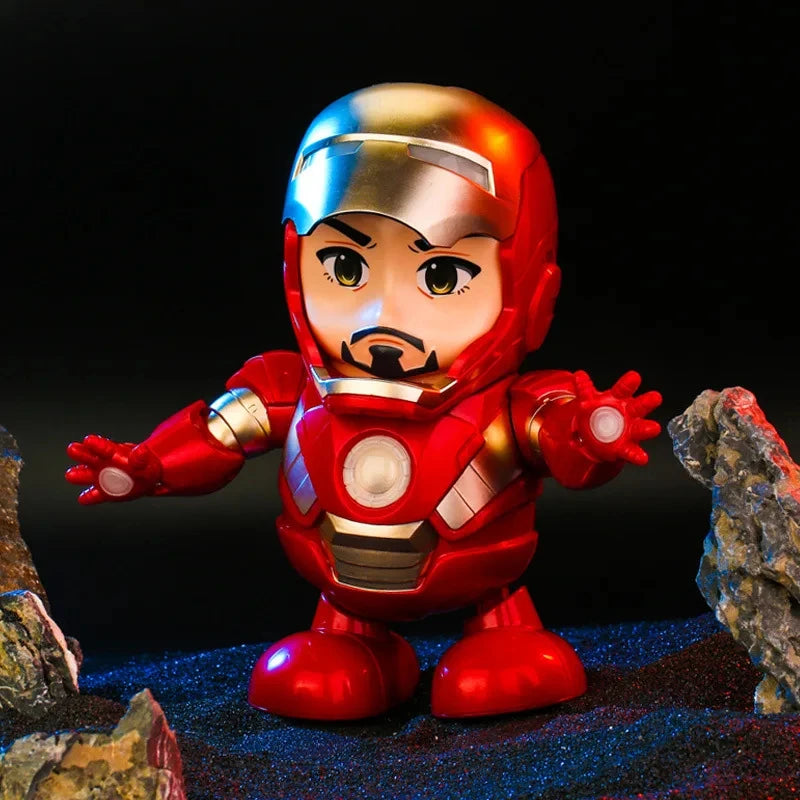 Dancing Marvel and DC Comics Action Figures - Iron-Man/Spiderman/Thanos/Hulk/Bumblebee/Batman