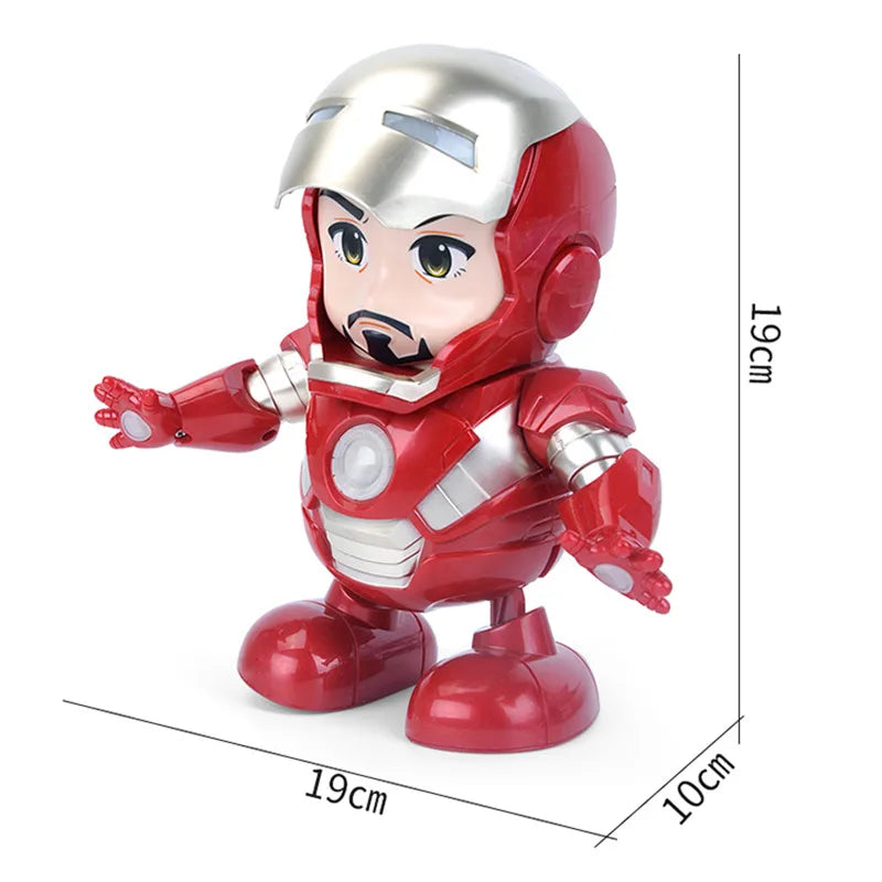 Dancing Marvel and DC Comics Action Figures - Iron-Man/Spiderman/Thanos/Hulk/Bumblebee/Batman