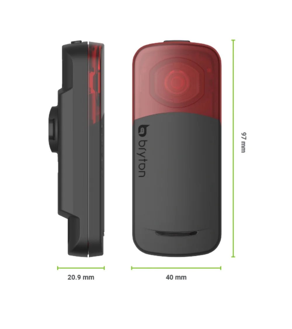 Bryton Gardia R300 - Smart Bicycle Rear Radar LED Light - Gadgetroo