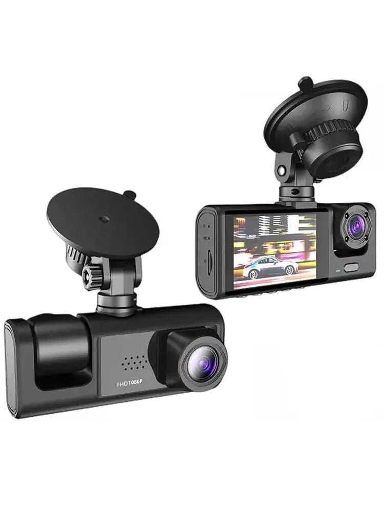 Dash - camera (1080P) with 32GB SD card: Front, Inside and/or rear vehicle recording - Gadgetroo