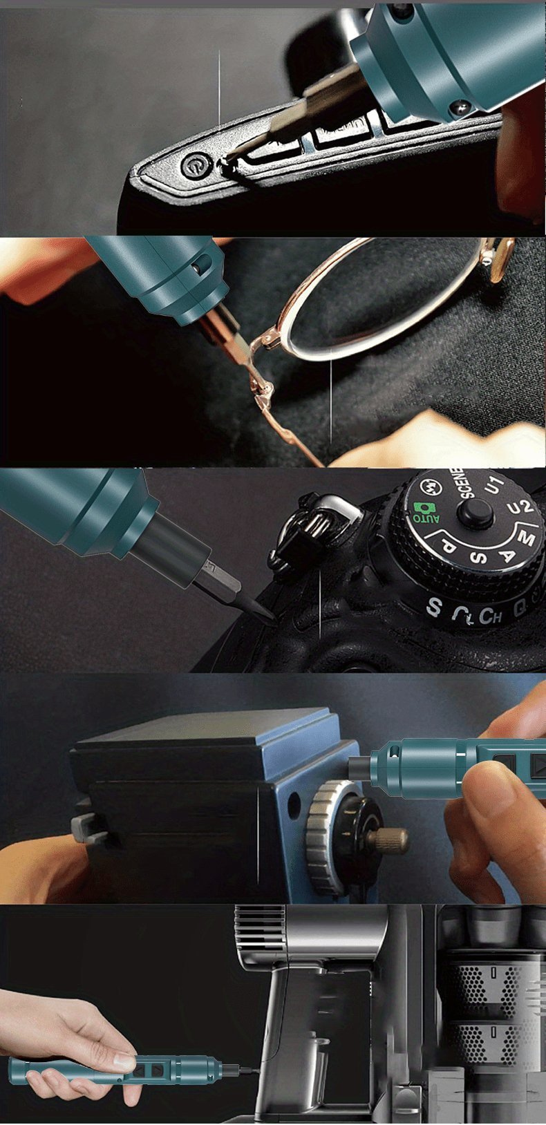 Electric Pen Screwdriver with 88 Different Screw Heads - Cordless - Gadgetroo