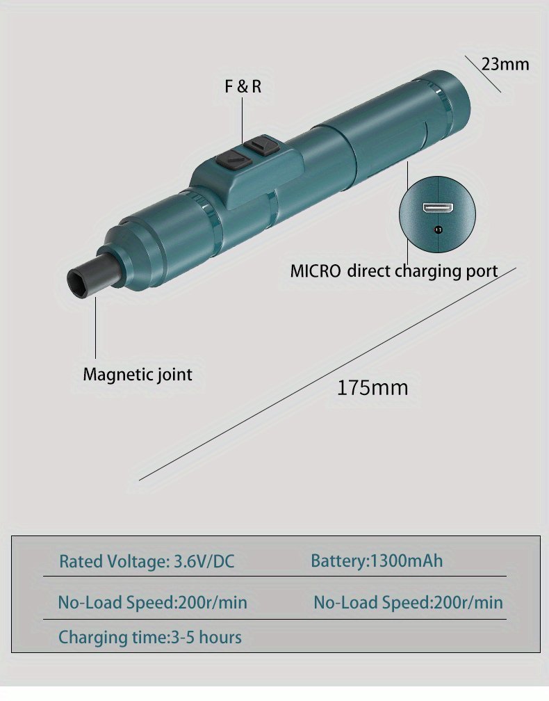 Electric Pen Screwdriver with 88 Different Screw Heads - Cordless - Gadgetroo