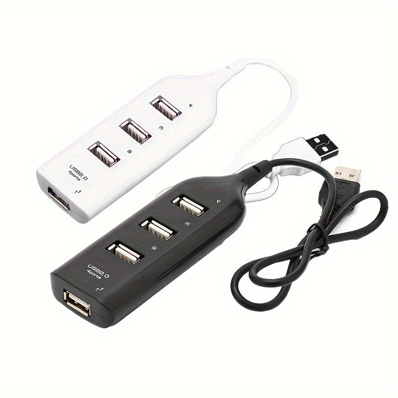 Micro USB Hub 2.0 - 4 Port High-Speed USB Splitter for PC Accessories