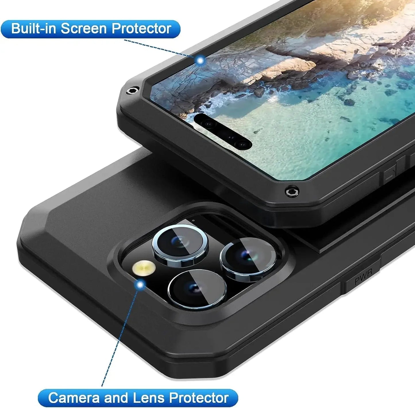 Heavy Duty Fully Enclosed iPhone Case - Gadgetroo