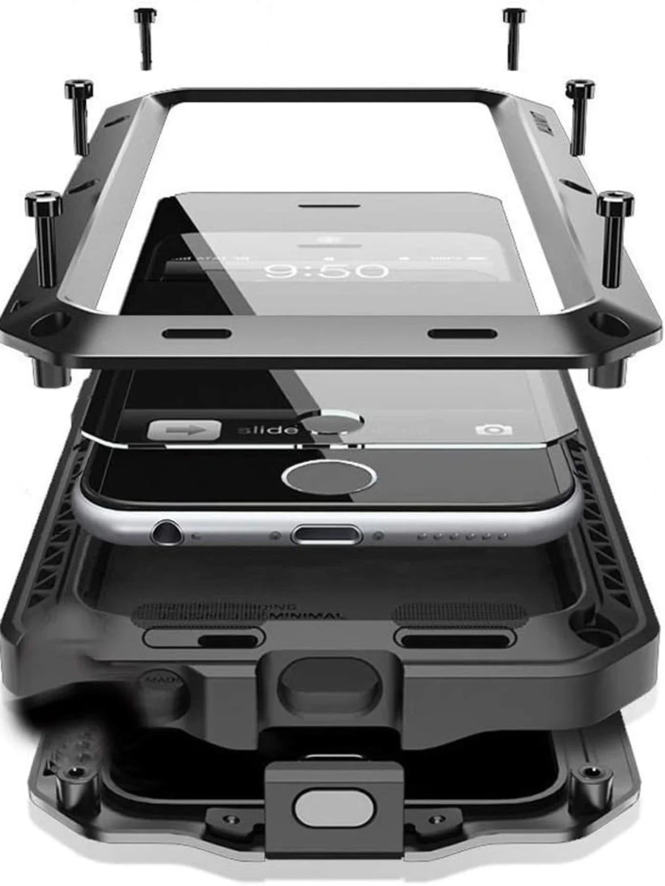 Heavy Duty Fully Enclosed iPhone Case - Gadgetroo