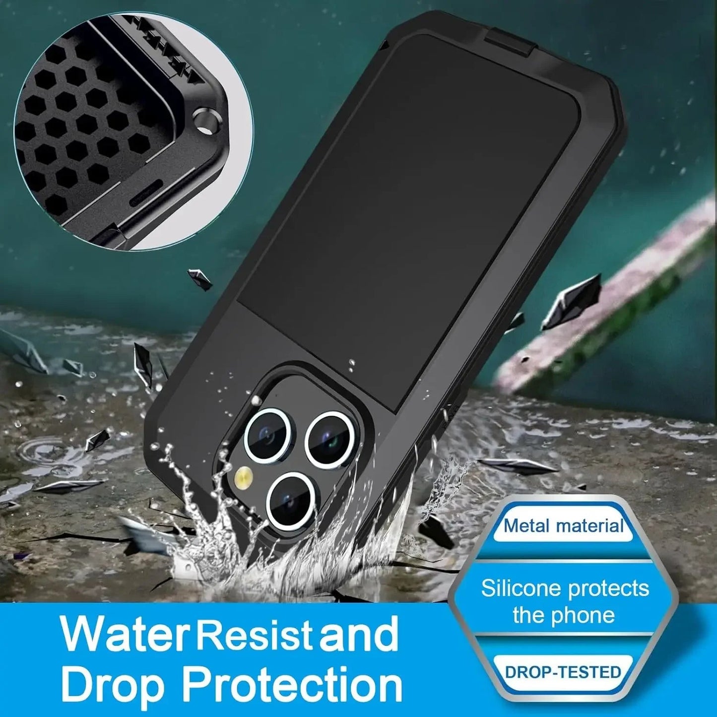 Heavy Duty Fully Enclosed iPhone Case - Gadgetroo