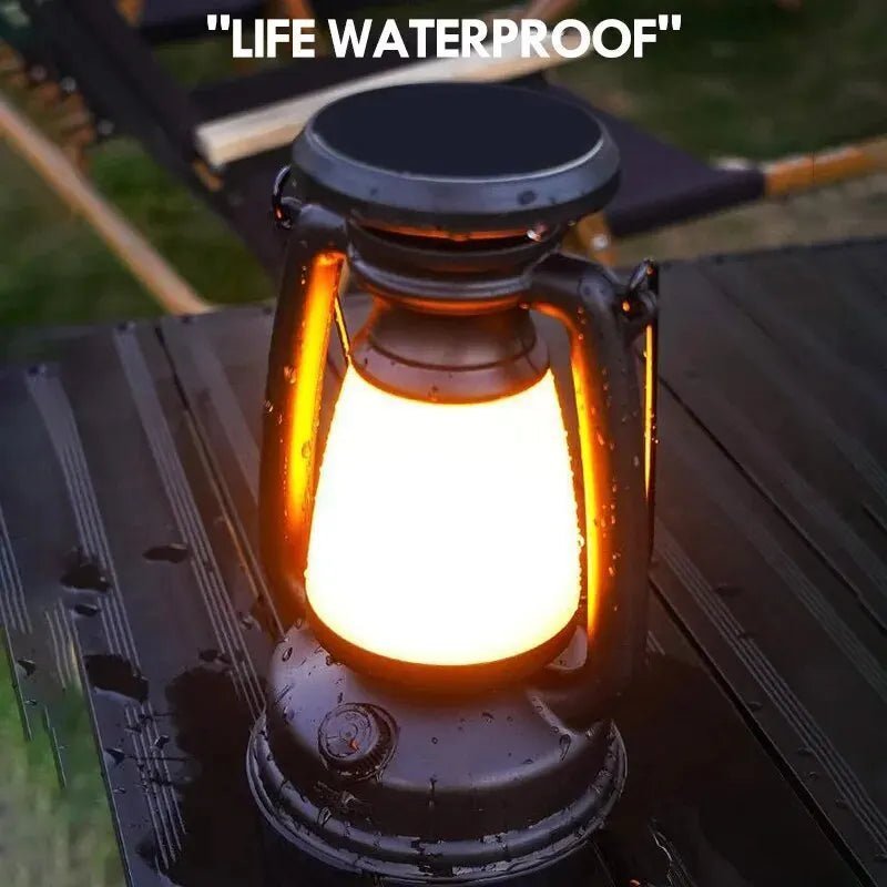 LED Portable Retro Lamp (Outdoor Camping Or Home Decoration) - Gadgetroo