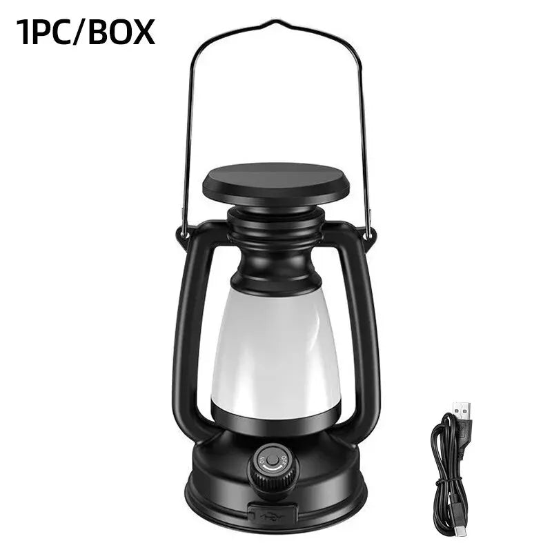 LED Portable Retro Lamp (Outdoor Camping Or Home Decoration) - Gadgetroo
