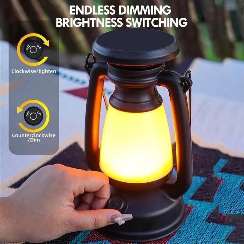 LED Portable Retro Lamp (Outdoor Camping Or Home Decoration) - Gadgetroo