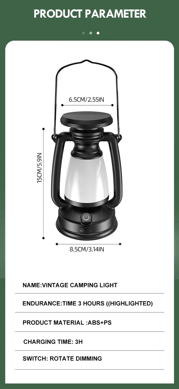 LED Portable Retro Lamp (Outdoor Camping Or Home Decoration) - Gadgetroo