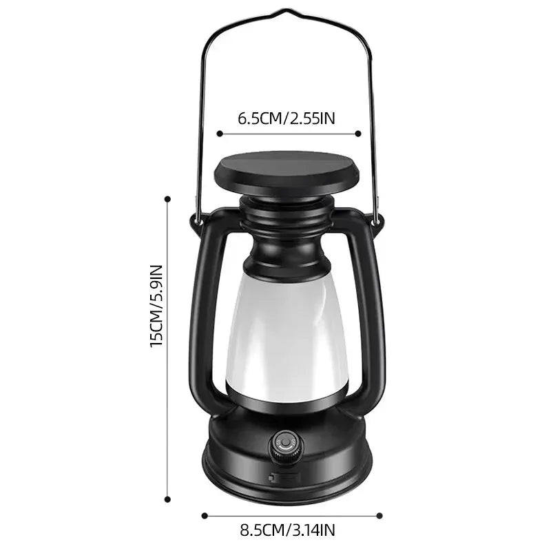LED Portable Retro Lamp (Outdoor Camping Or Home Decoration) - Gadgetroo