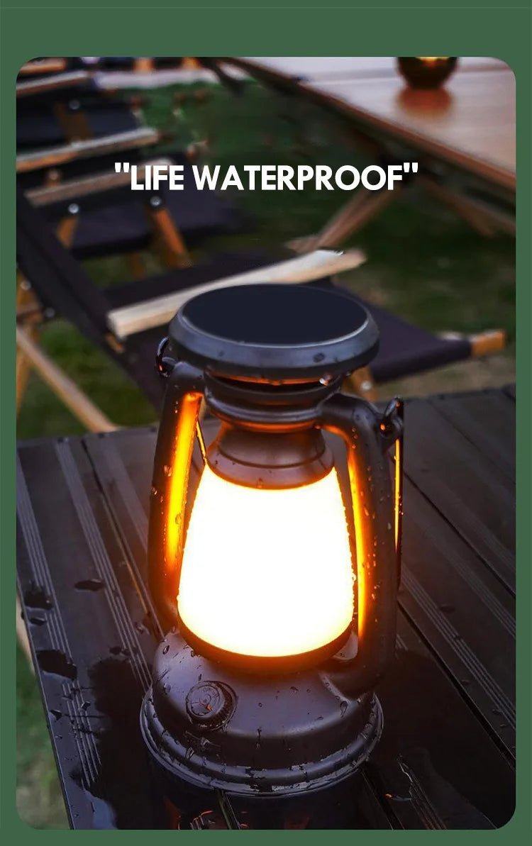 LED Portable Retro Lamp (Outdoor Camping Or Home Decoration) - Gadgetroo