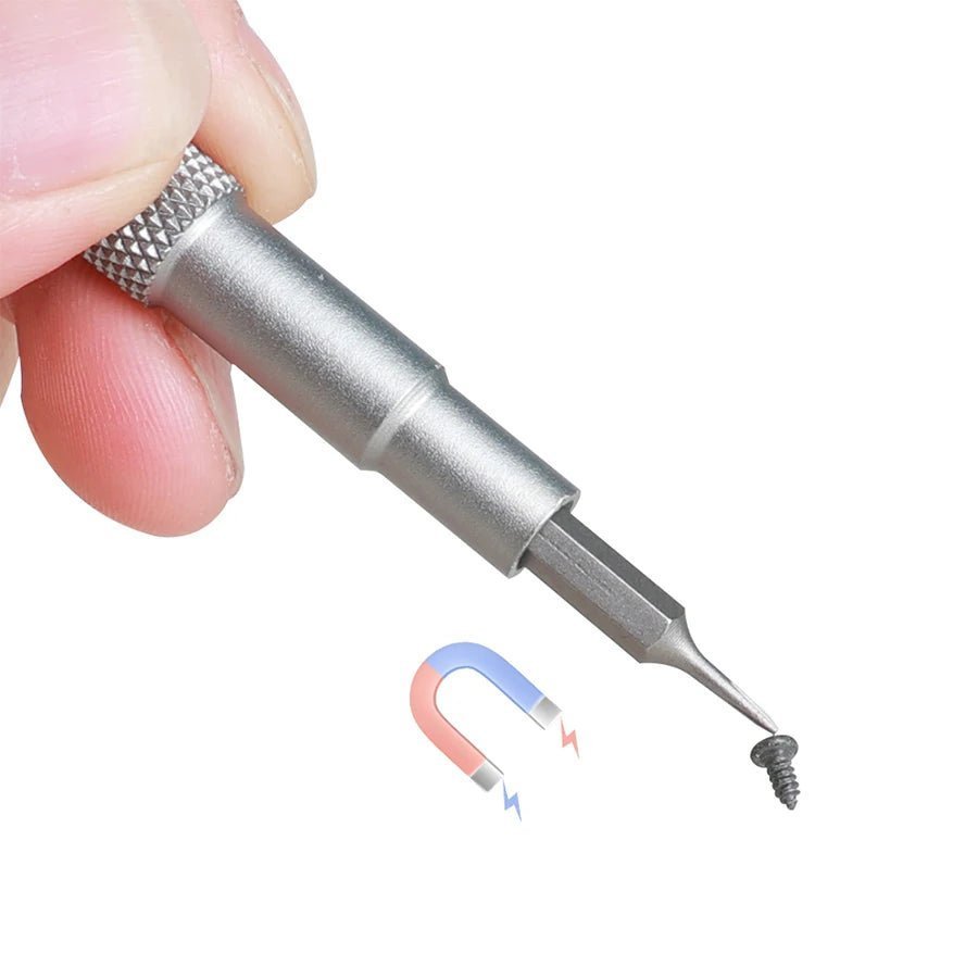Manual Screwdriver Set - 128 Screw Heads With Magnetic Tips - Gadgetroo
