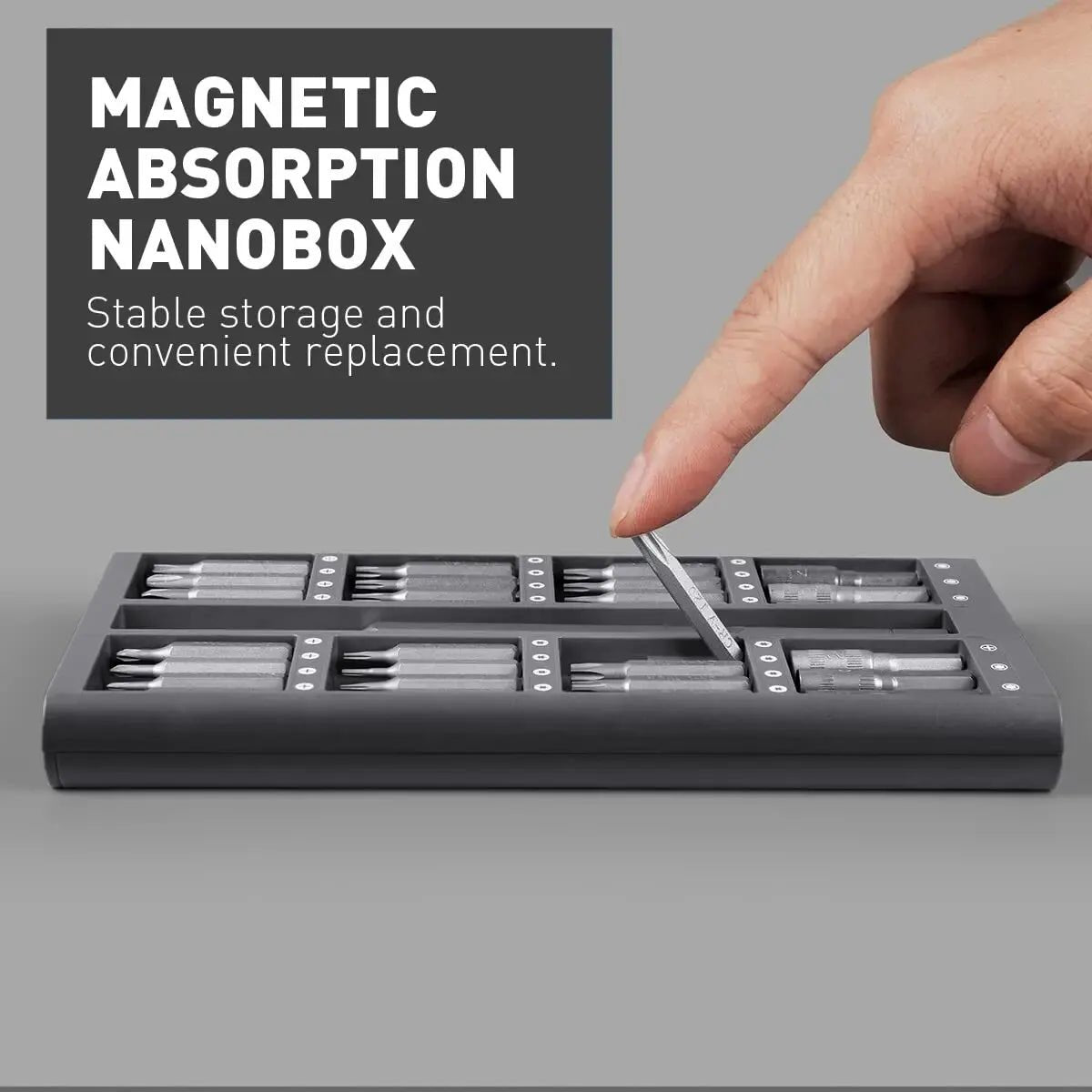 Manual Screwdriver Tool Kit - Magnetic (63 - in - 1) - Gadgetroo