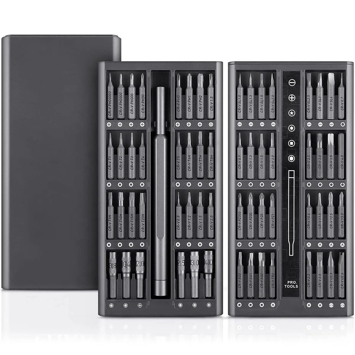 Manual Screwdriver Tool Kit - Magnetic (63 - in - 1) - Gadgetroo