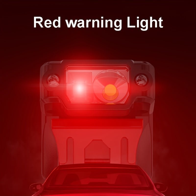 Miniature Clip - on LED Headlamp/Flashlight - (USB Rechargeable) - Gadgetroo