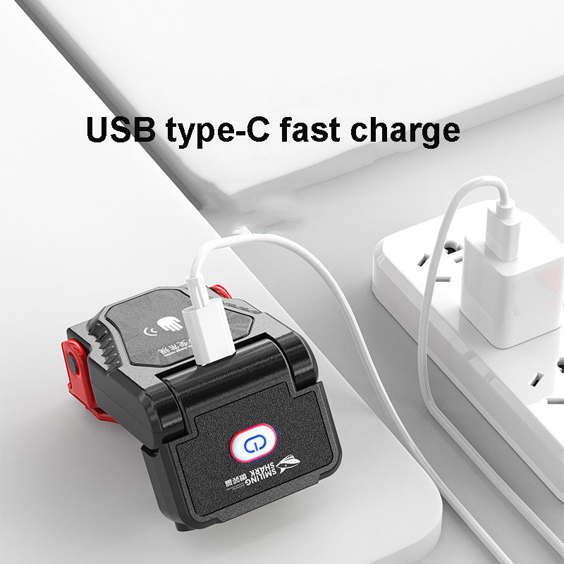 Miniature Clip - on LED Headlamp/Flashlight - (USB Rechargeable) - Gadgetroo