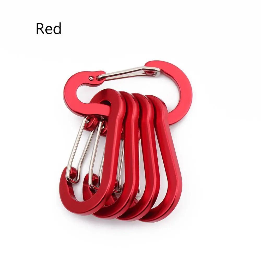 Outdoor Carabiners - Snap Clips (5 Pieces) - Gadgetroo