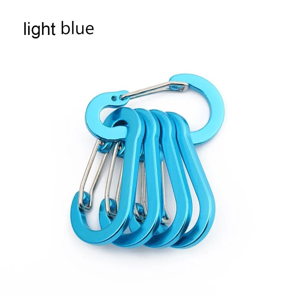 Outdoor Carabiners - Snap Clips (5 Pieces) - Gadgetroo