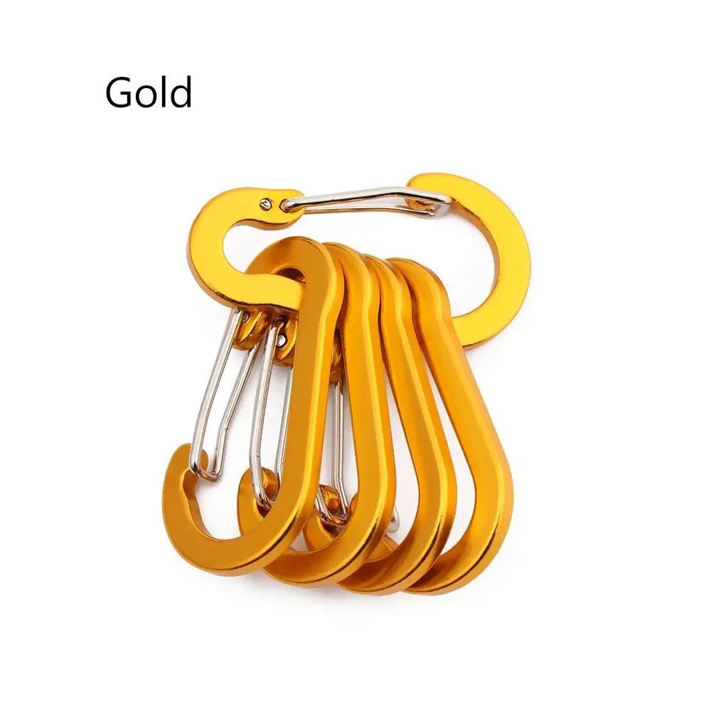 Outdoor Carabiners - Snap Clips (5 Pieces) - Gadgetroo