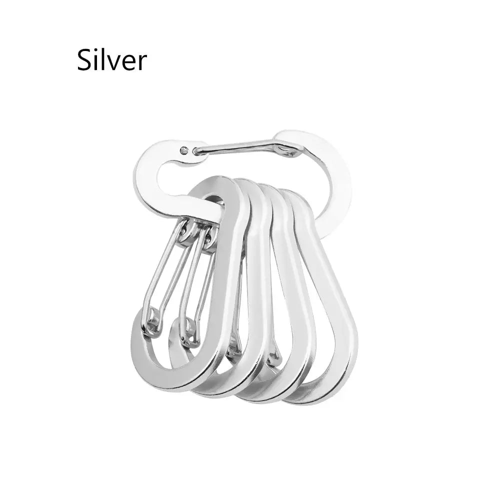 Outdoor Carabiners - Snap Clips (5 Pieces) - Gadgetroo