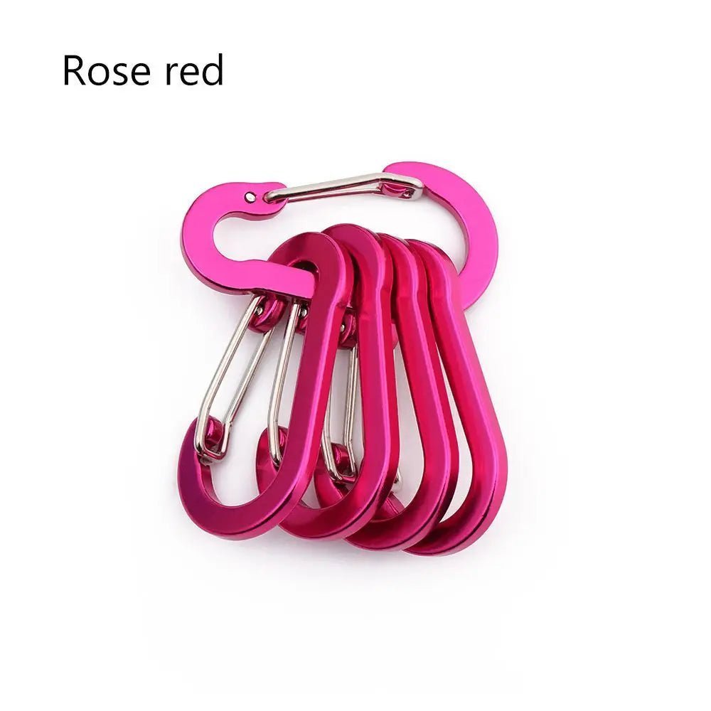 Outdoor Carabiners - Snap Clips (5 Pieces) - Gadgetroo