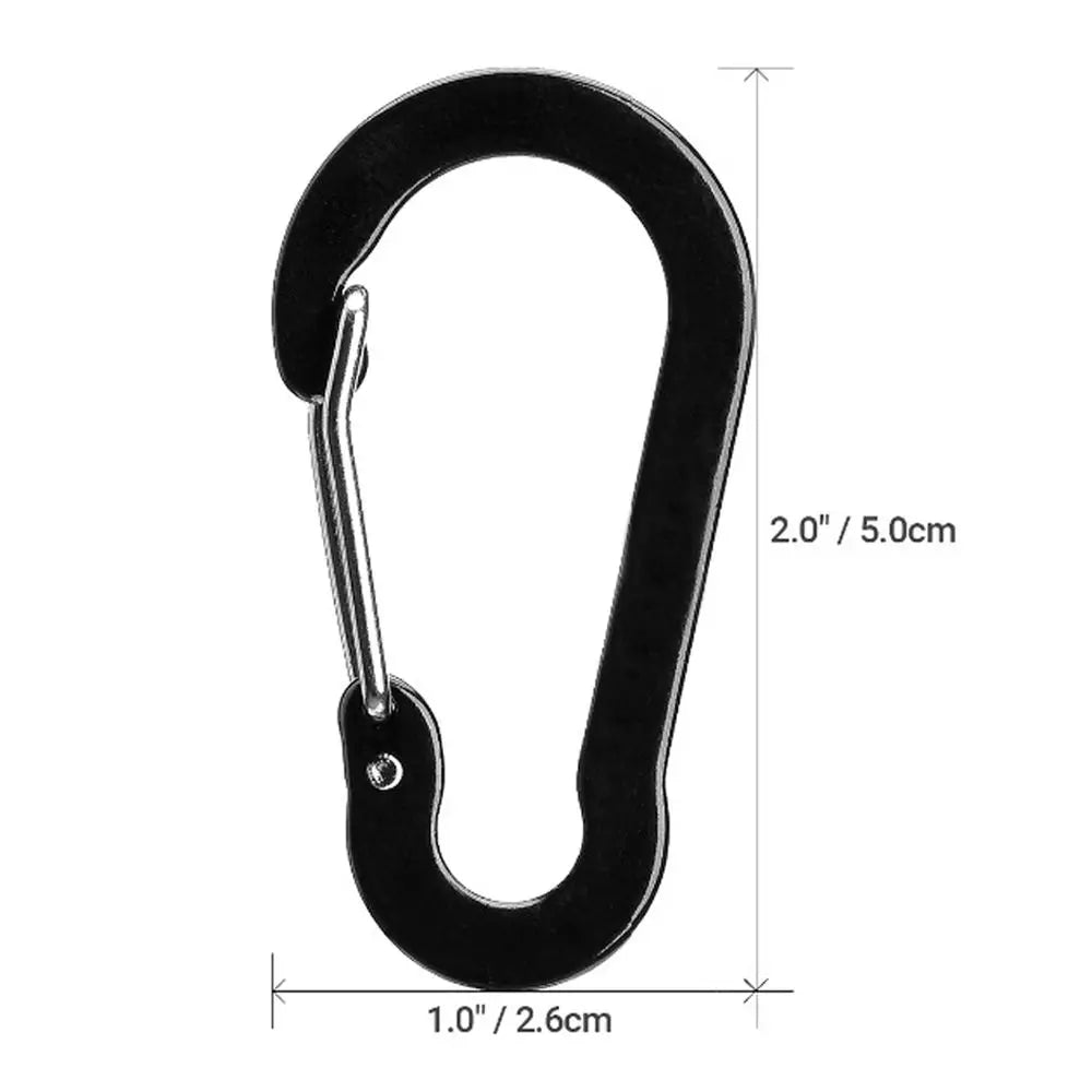 Outdoor Carabiners - Snap Clips (5 Pieces) - Gadgetroo
