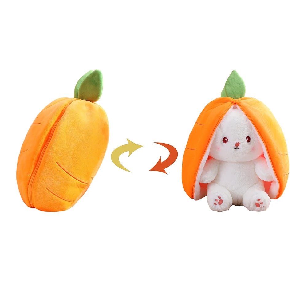 Plushie Bunny/Fruit Toy (18cm Convertible Toy/Doll) - Gadgetroo