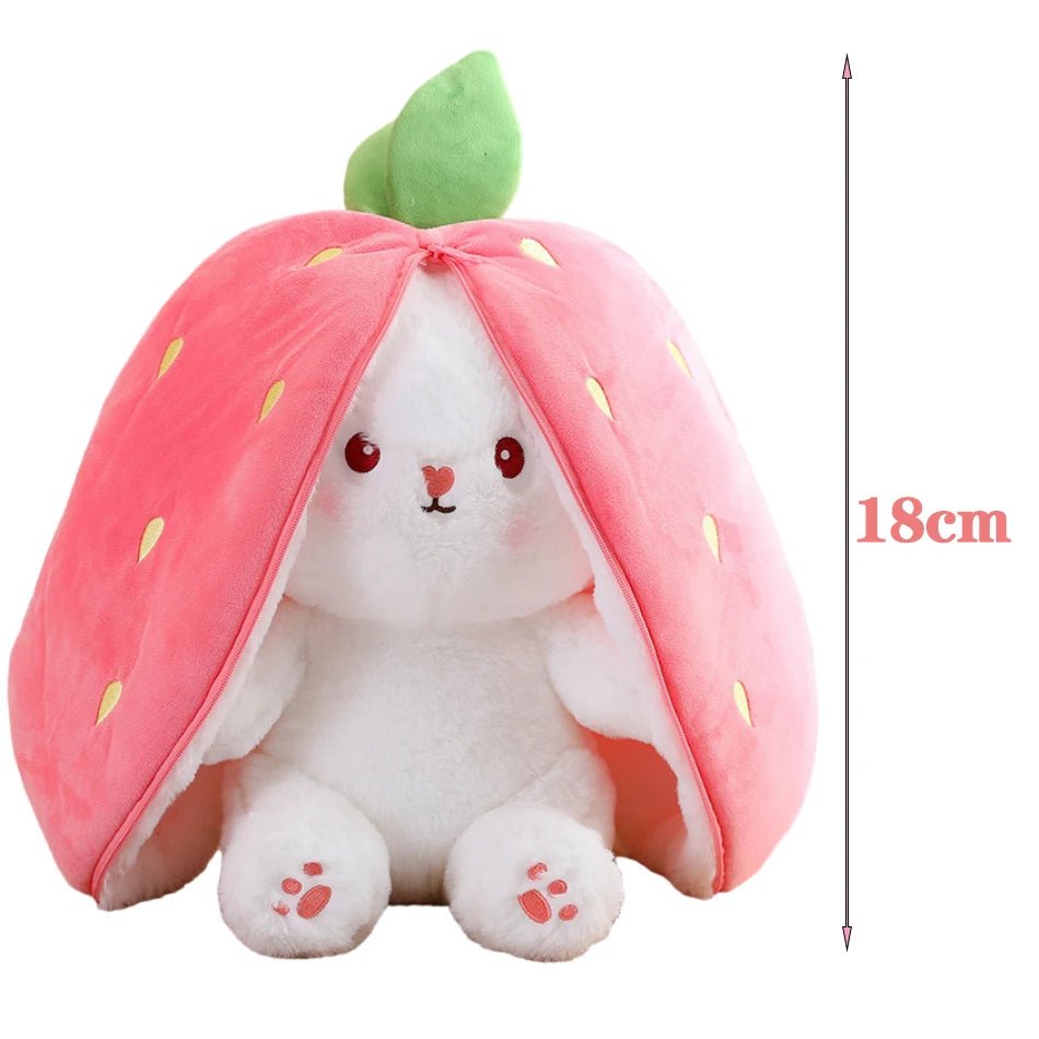 Plushie Bunny/Fruit Toy (18cm Convertible Toy/Doll) - Gadgetroo