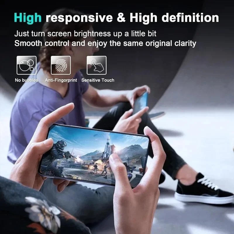 Privacy Screen Protector - Tempered Glass for iPhone 16 All Models & Older iPhone Models (4 Pieces) - Gadgetroo