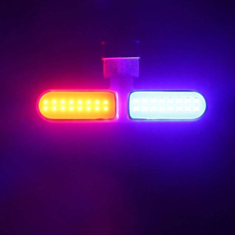 Retro Heart - Shaped LED Bicycle Taillight - (USB Rechargeable) - Gadgetroo