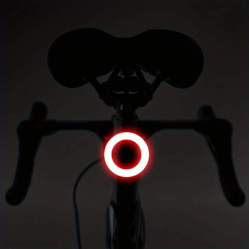 Retro Heart - Shaped LED Bicycle Taillight - (USB Rechargeable) - Gadgetroo
