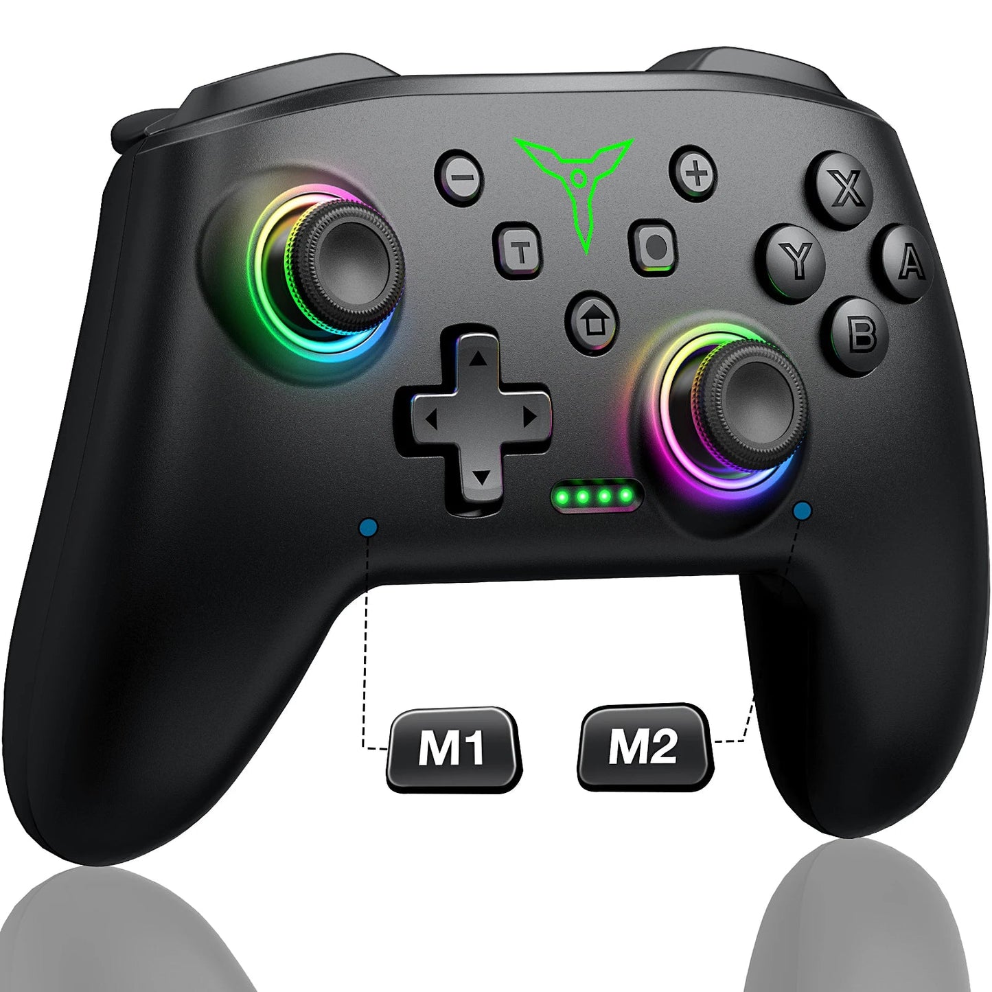 RGB Gamepad Controller for Nintendo Switch/Switch OLED/Switch Lite/PC/Mobile (Multi - Function Dual Joysticks) - Gadgetroo