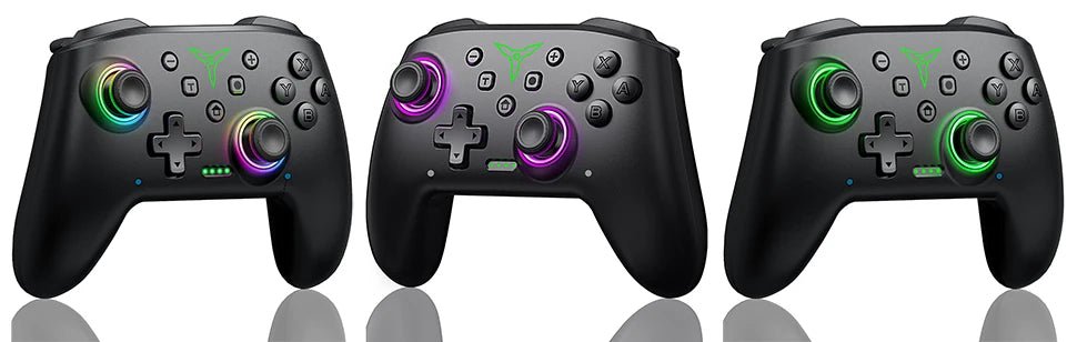 RGB Gamepad Controller for Nintendo Switch/Switch OLED/Switch Lite/PC/Mobile (Multi - Function Dual Joysticks) - Gadgetroo