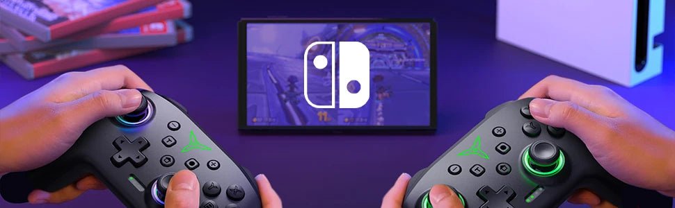 RGB Gamepad Controller for Nintendo Switch/Switch OLED/Switch Lite/PC/Mobile (Multi - Function Dual Joysticks) - Gadgetroo
