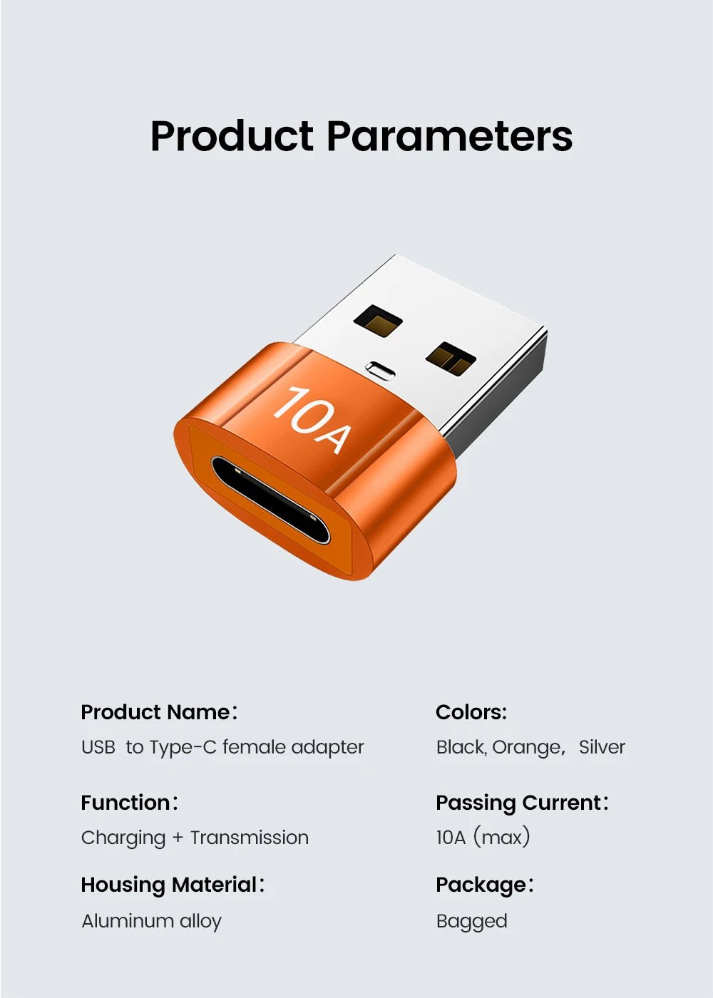 USB - C To USB - A Converter - Female/Male Or Male/Female - Gadgetroo